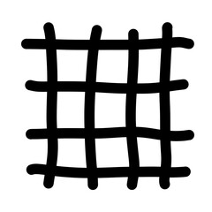 hand drawn line grid design