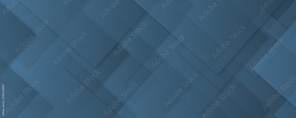 Poster abstract modern blue color pattern geometric luxury gradient line background random square shape des
