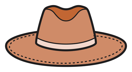 Camping Hat Vector Clip Art Collection