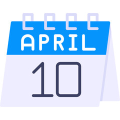 April 10 Icon