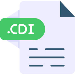 Obraz premium CDI Icon