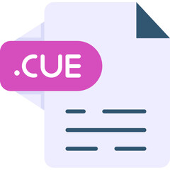 Fototapeta premium CUE Icon