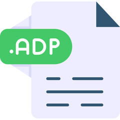 Fototapeta premium ADP Icon