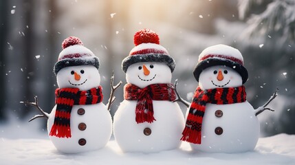 Cartoon illustration of celebration of Christmas,generated with AI.