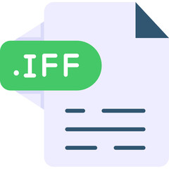 Fototapeta premium IFF Icon