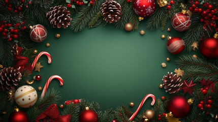
 Stylish Christmas background for holiday decorations.
