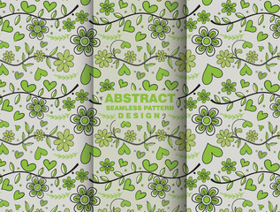 Modern floral vector illustration textile pattern design