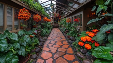 Obraz premium Stone Path Garden