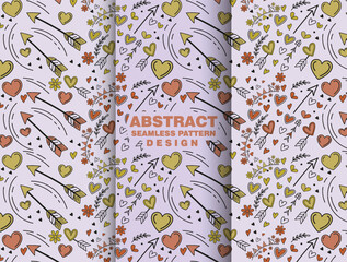 Seamless print textile pattern design template