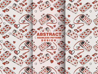 Creative bold seamless pattern design template