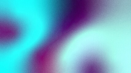 Aurora Glow gradient abstract background featuring Rich Purple, Cyan Glow and Cyan Glow color with grainy texture, wallpaper, business background 