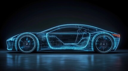 Futuristic Sports Car