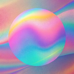 Abstract pastel holographic blurred grainy pink purple gradient banner digital background texture. Colorful digital grain soft noise effect pattern. Lo-fi multicolor vintage retro design.