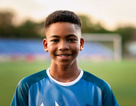 Chasing Dreams on the Football Field of Opportunity: A Story of Determination and Youthful Passion - Powered by Adobe