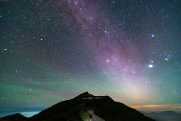 白馬岳の星空