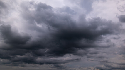  Dark sky with stormy clouds. Dramatic sky rain,Dark clouds before a thunder-storm.