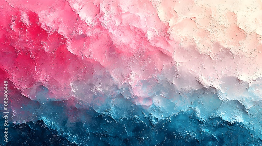 Poster pastel gradient background with blush pink to light aqua transition and subtle noise texture ideal f