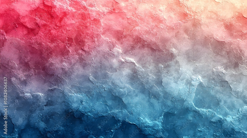 Aufkleber elegant pastel gradient background transitioning from a soft blush pink to a light aqua blue with a 