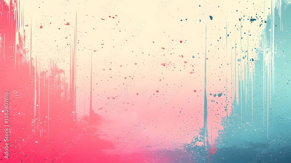 Poster elegant and soothing pastel gradient blending background with subtle noise texture designed for bann