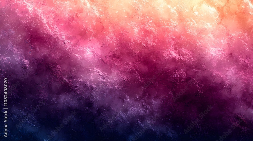 Poster beautifully blended pastel violet and soft coral gradient background with a subtle noise texture cre
