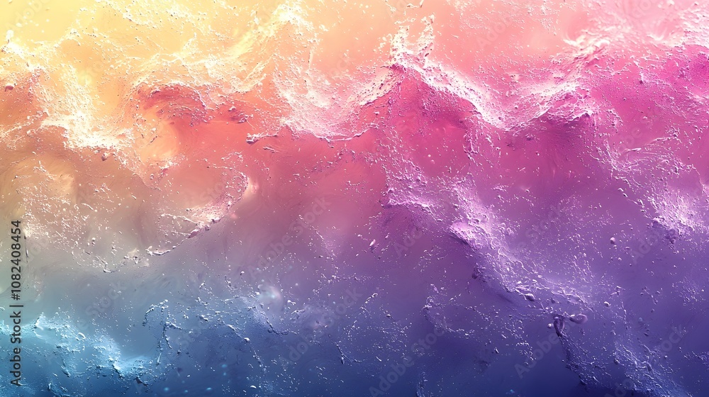 Poster elegant background of a soft pastel gradient transitioning from lilac to green with a subtle noise t