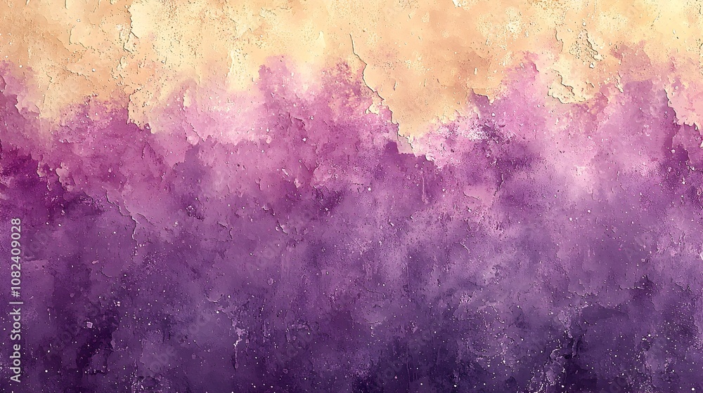 Poster serene and harmonious pastel gradient background with subtle grunge noise texture ideal for minimali