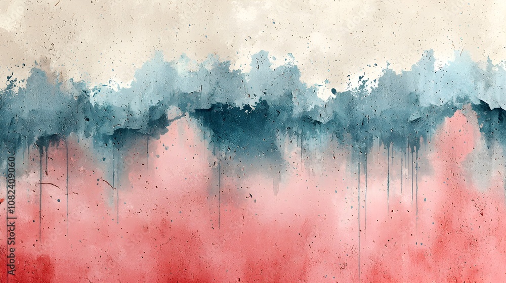 Poster soft pastel gradient background with a subtle noise texture transitioning from beige to light blush 