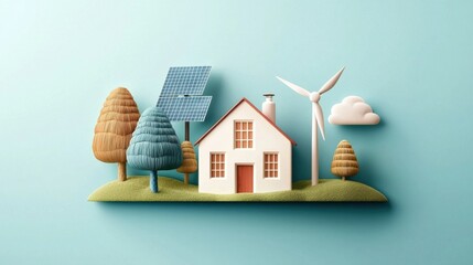 Integrating biomass and solar renewable energy systems a comprehensive diagram for sustainable living and clean energy solutions