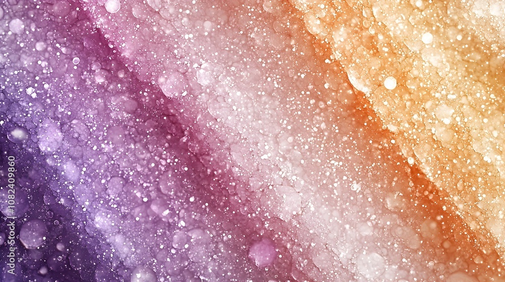Poster soft pastel gradient blending lavender and light sand tones with a subtle grainy noise texture in a 