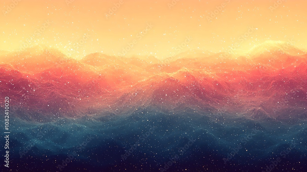 Aufkleber soft pastel sand and light blush gradient background with a subtle grainy noise texture creating a m