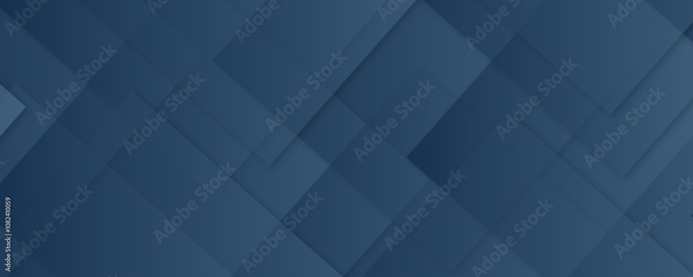 Poster abstract modern blue color pattern geometric luxury gradient line background random square shape des