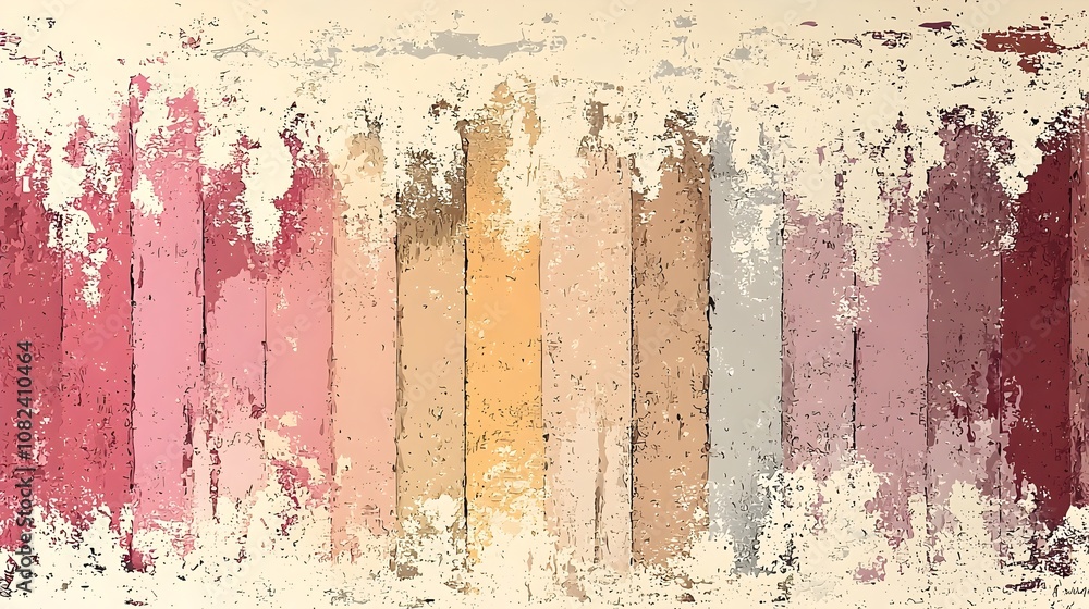 Poster a serene and minimalist design featuring a soft gradient background that fades from a pastel rose to