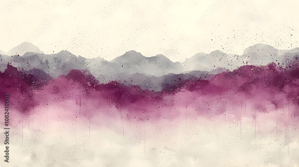 Poster soft harmonious pastel gradient backdrop with delicate noise texture transitioning from light lilac 