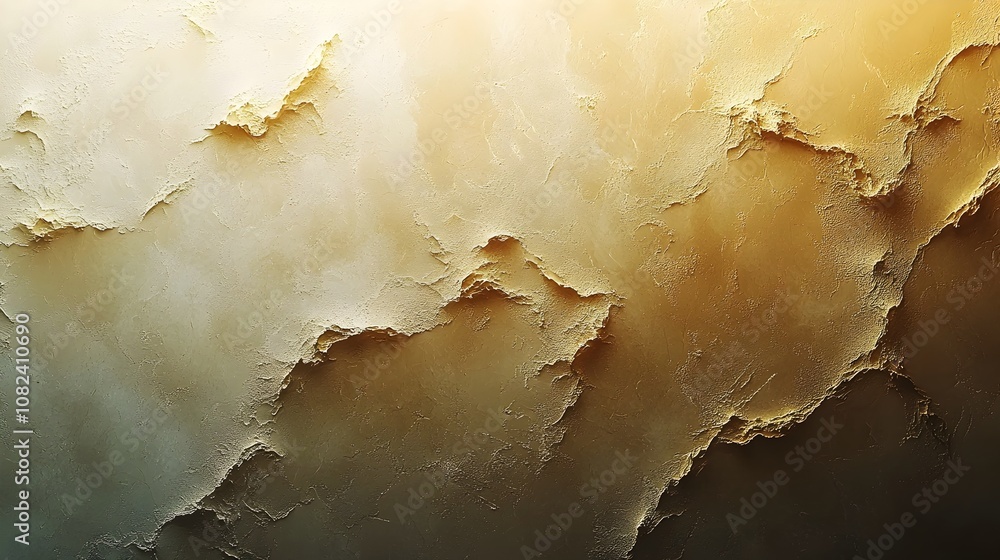 Poster a of a soft blended gradient background in pastel yellow and light taupe featuring a subtle grainy t