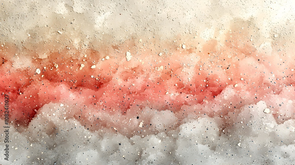 Poster minimalist gradient background with a subtle noise texture gently fading from a soft pastel peach to
