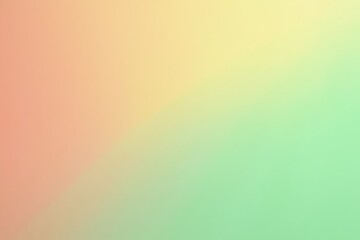 Pastel gradient background in peach and mint green