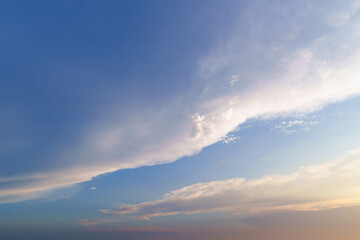 Breathtaking sky during golden hour