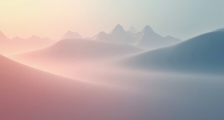 Fototapeta premium Hazy clay textures in pastel hues with close-up detail, depth of field, and a calming, minimalistic abstract style for wallpaper.