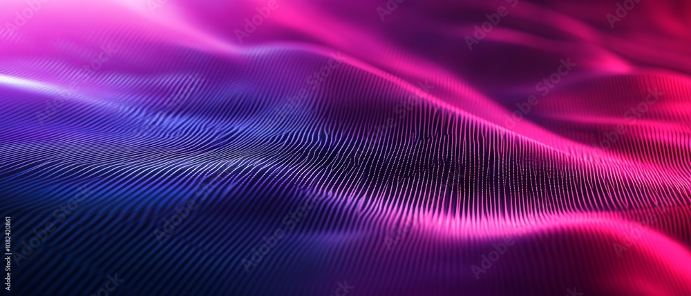 Poster futuristic abstract technology background featuring geometric polygonal mesh and intersecting line p