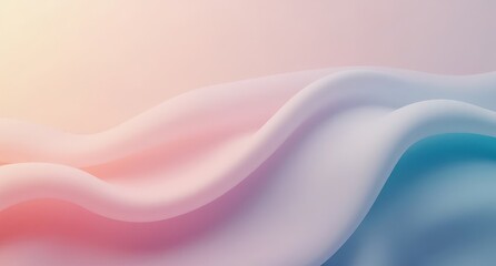 Blurred wax in soft pastel hues, with depth of field, creating a serene and minimalist gradient abstract wallpaper.