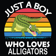 Just A Boy Who Loves Alligators