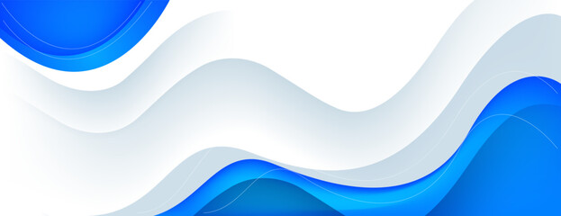 blue abstract background with wave