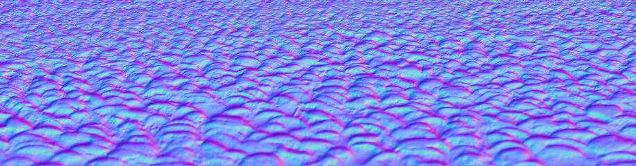 Perspective paving of stones in normal map