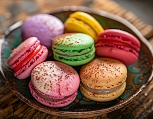 Colorful Macarons.
