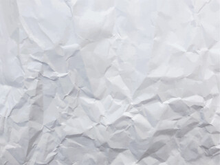 White color grunge crumpled paper blank paper texture background design