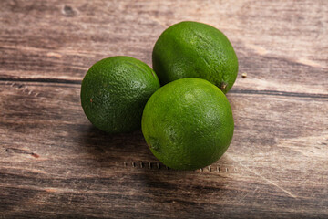 Green sour tropical Lime fruit