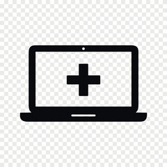 Obraz premium online digital medicine icon