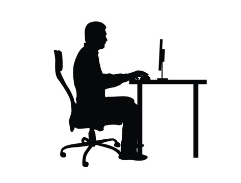 Computer Silhouette Images – Browse 774,880 Stock Photos, Vectors, and ...