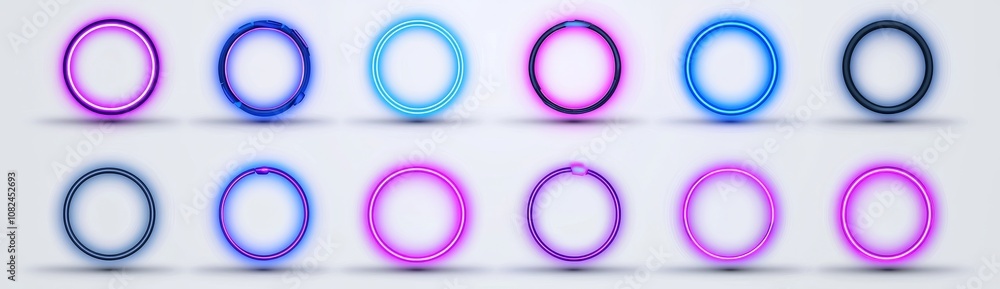 Poster isolated circular speed power futuristic vortex hologram explosion with purple beam frame teleport o