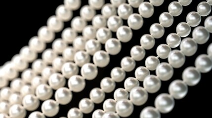 A natural pearl in a shell. AI generated.